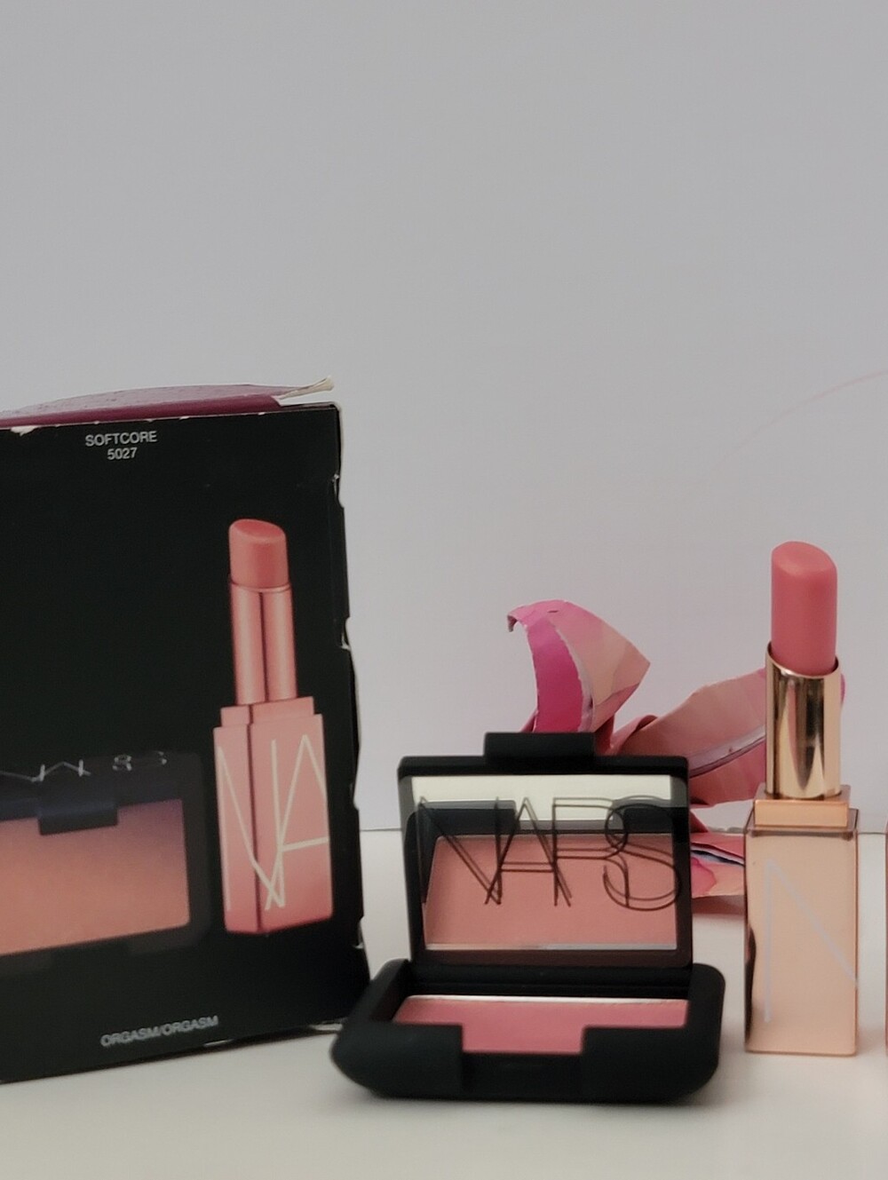 Nars Softcore 5027 Afterglow Lip Balm/Blush Orgasm